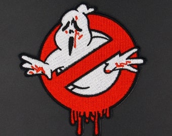 Ghostbusters Zombie Iron On Embroidered applique hORROR Patch