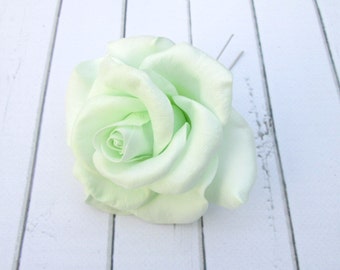 White Garden Rose Hair white rose hairpin flowers hair pin accessories rose hair White Garden Rose Hair white rose hairpin flowers hair pin accessories rose hair