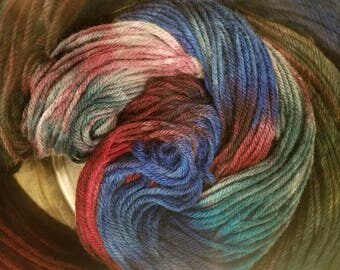 Aicha Qandicha Bulky yarn 100% Peruvian Highland Wool (Blue, purple, gray, red)