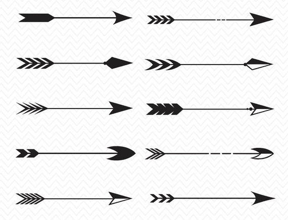 Tribal Arrow SVG Arrow Collection Download Cameo or Cricut