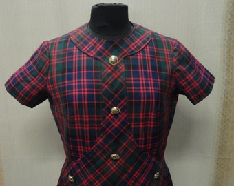 dress retro vintage 1960s-1970s