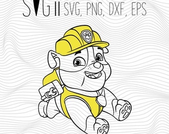 Paw Patrol SVG Files, Paw Patrol Printable, Paw Patrol Clipart Vector Transfer Files For Tshirt, Clipart Png Dxf Eps Iron On Transfer