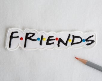 Friends patch Friends logo patch Retro patch Iron on patch 90s patches Bag patch Embroidered patch Mini patch Large patch FRIENDS 031