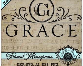 Monogram svg , Wedding Logo svg, chalkboard monogram svg, Wedding Monograms, Cameo Silhouette, Design Elements, DIY Invitations,