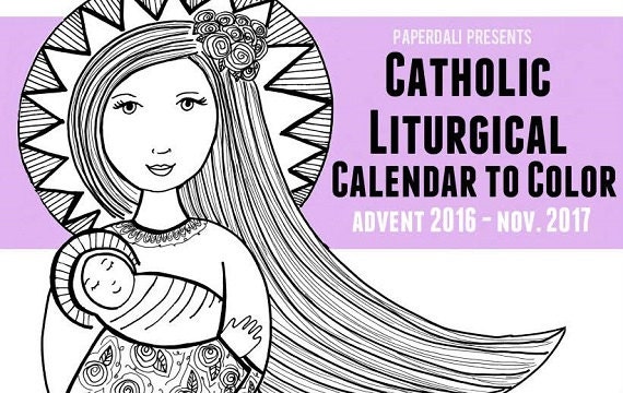 Catholic Liturgical Calendar to Download and Color Printable