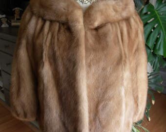 Beautiful mink fur stole / cape / cover / shawl / wedding