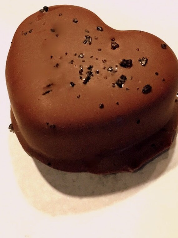Salted Peanut Butter cups with Caramel Gourmet caramel handmade salted caramel
