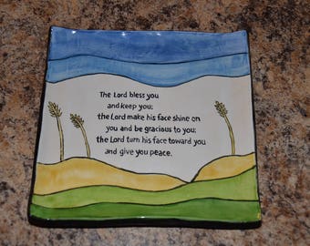 Bible verse plates | Etsy