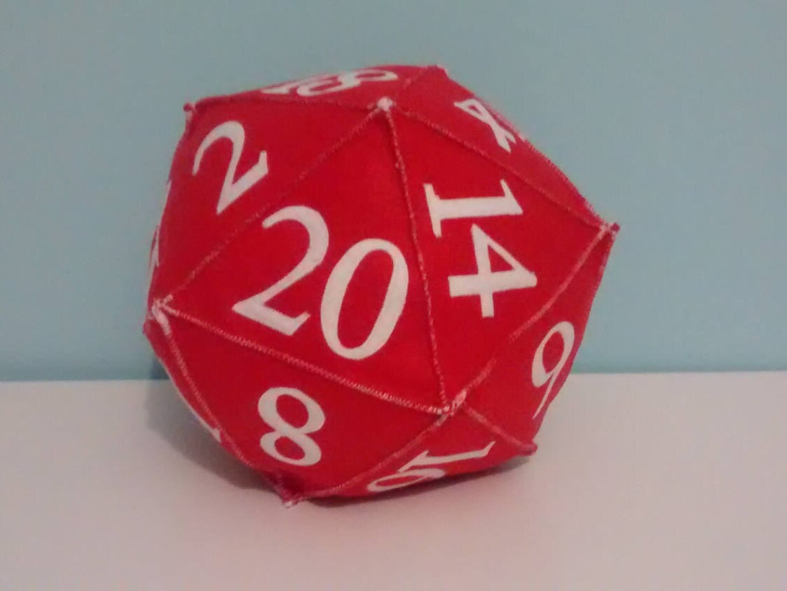 DnD Plush Dice Individual Dice