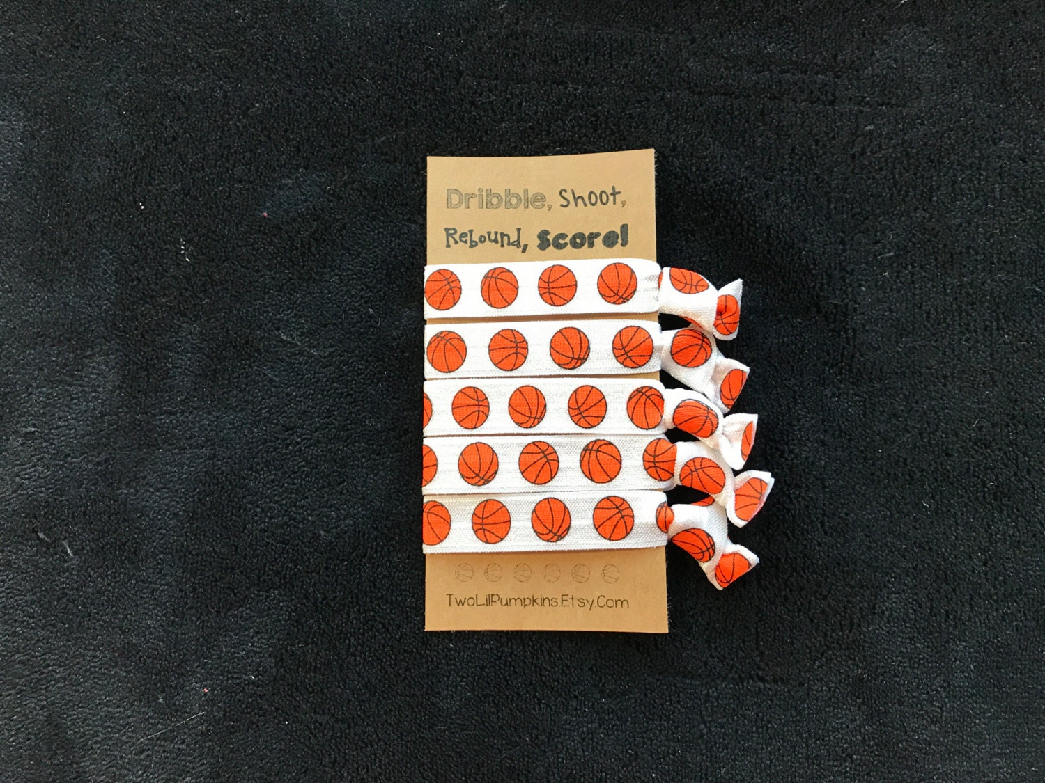 Basketball Hair Ties Basketball Girl Gift Basketball Party