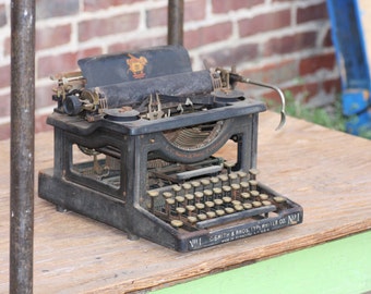 L.C. Smith & Bros Typewriter No. 1 Antique Home Decor