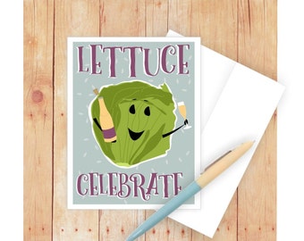 Lettuce celebrate | Etsy