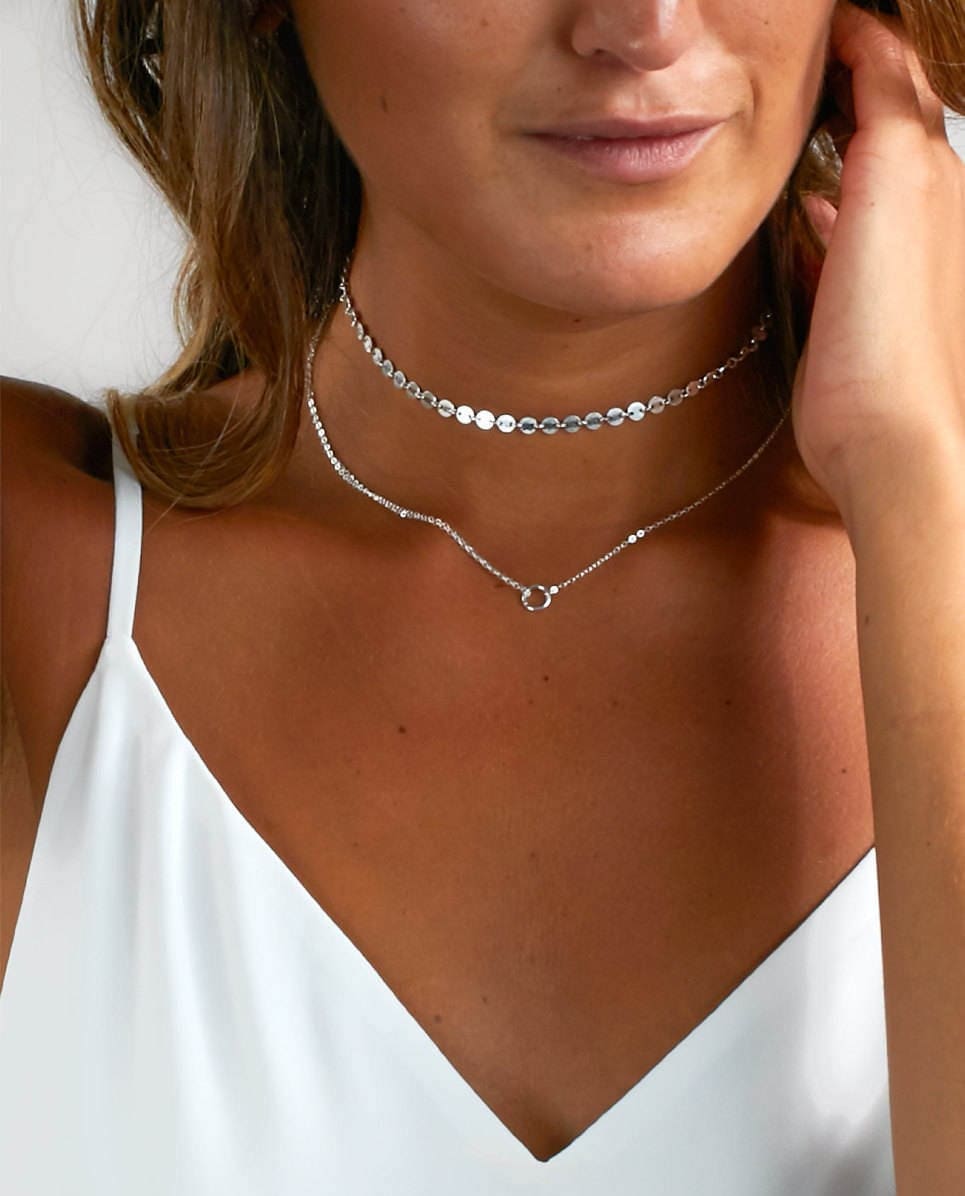 Dainty Choker Necklace Gold Choker Choker Necklace in