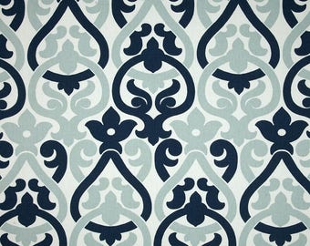 Scalloped Valance 52 x 16 50 x 16 window valances navy blue valance Kitchen Valance lined valance Fully lined, custom valance Window valance