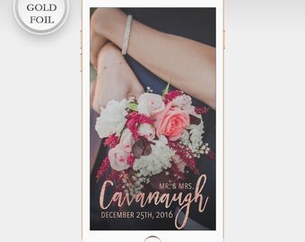 Wedding Snapchat Filter|Wedding Snapchat Geofilter| Rose Gold|Custom Wedding|On Demand|Glitter|Bridal|Bachelorette|Personalized Geofilter