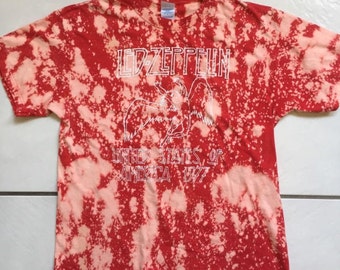 Official Led Zeppelin LZII Searchlights Band Logo T-Shirt - Men's Black Crew Neck Tee, Size M - View #3