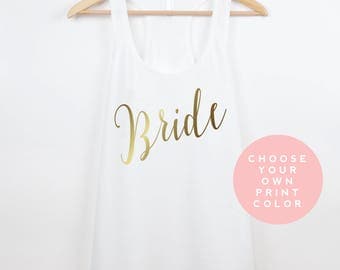 Bride Tank Top | Wedding Shirt | Bride Shirt | Mrs Tank | Wifey Tank | Bachelorette Shirt | Bride Gift | Wedding Tank Top | Bridal Gift Top