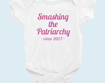 Smashing the Patriarchy Baby | Feminist Baby | Smash the Patriarchy | Smashing the Patriarchy Bodysuit