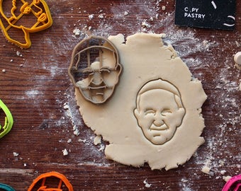 Pope Francis Cookie Cutter // fondant cutter // cookie stamp // for custom cookies // personalized cookie cutter
