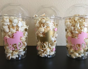 Unicorn Party Favor Cups, Unicorn Birthday