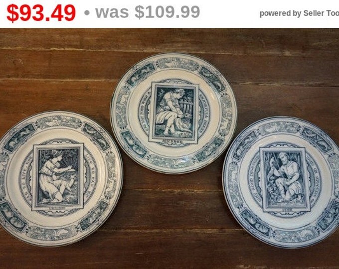 Antique Wedgwood Plates - 1878
