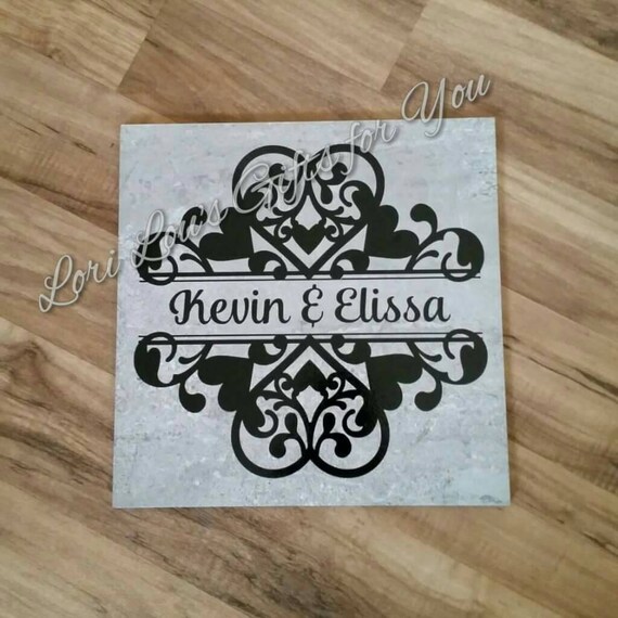 Personalized Decal for tile or Glass Block DIY Tile with