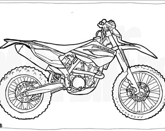 Harley Davidson Street Glide Colouring Page Motorcycle