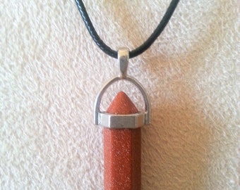 Chakra necklace, Rust Sparkle
