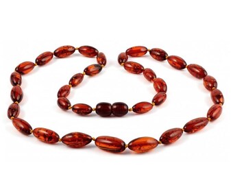 Genuine Baltic Amber Necklace 45cm/17.5in