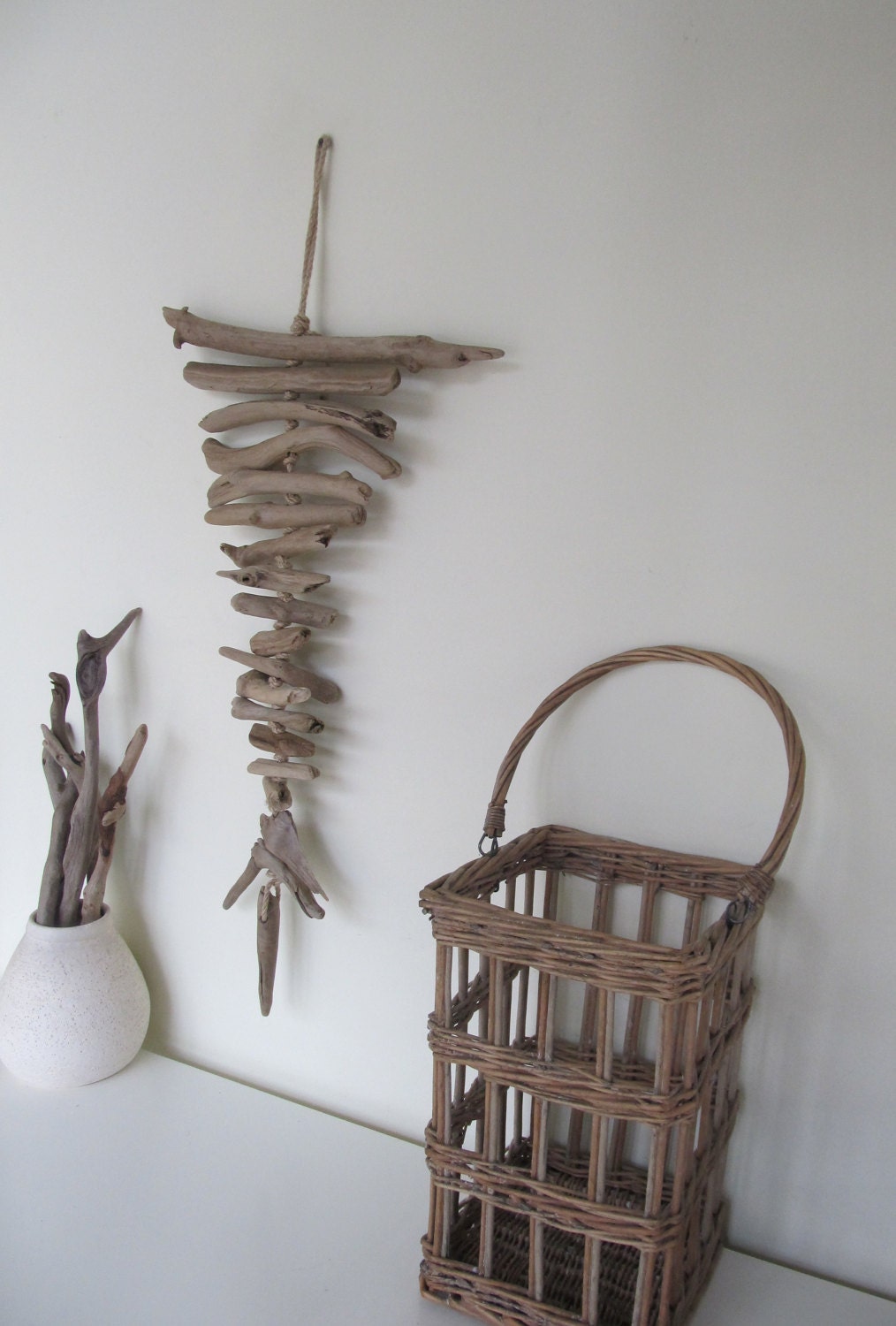31.5 Wall Decor Driftwood Hanging Garland Driftwood
