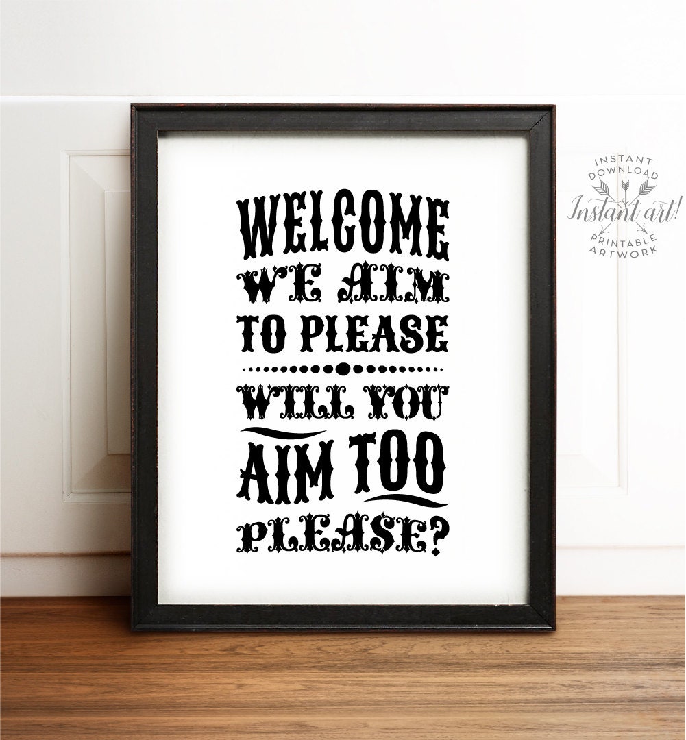 Restaurant Bathroom Signs funny bathroom signs printable art bathroom wall decor Restaurant Bathroom Signs funny bathroom signs printable art bathroom wall decor