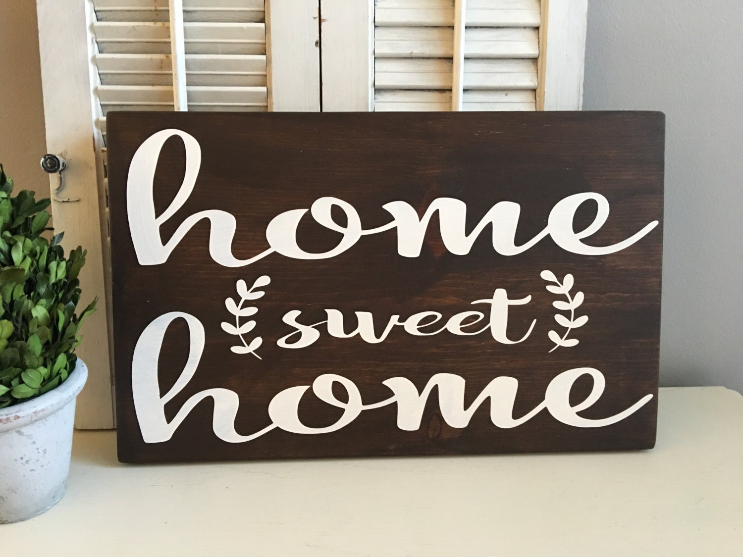 Our First Home Sign First Home Gift New Home Housewarming