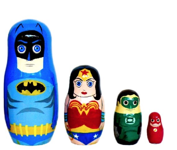 superhero russian dolls