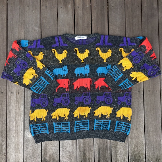 farm animal sweater