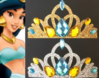 SALE!!!,Jasmine Crown,Jasmine Elastic Headband,Jasmine headband,Aladdin Jasmine crown,Princess Jasmine crown,disney crown,Jasmine Accessory