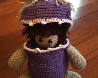 Crochet Boo, Monsters Inc Doll, Toy, Plushie, Amigurumi