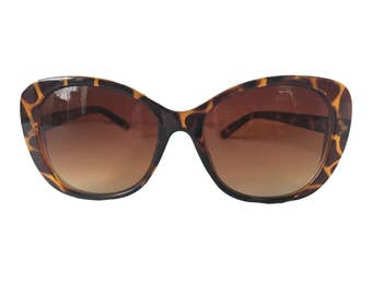 90s Steve Madden Sunglasses Vintage Designer Sunglasses 90s Sunglasses Tortoise Shell Sunglasses Large Sunglasses Boho Sunglasses Cat Eye