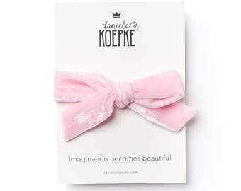 Gifts for Girls, Hair Bows, Toddler Gift, Pink Baby Girl Bows, 2nd Birthday Outfit, Girls Big Hair Bows, Blush Velvet Bow