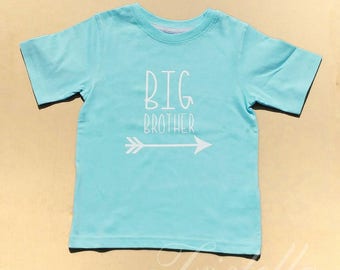 Big Brother Shirt - Big Brother - Brother Shirt - Big Brother Arrow Shirt - Arrow Shirt - Pregnancy Announcement - Custom Shirt