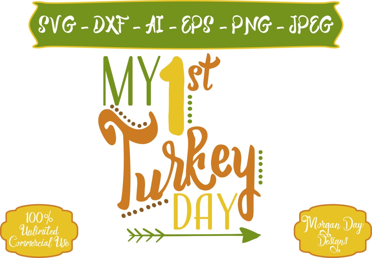 Download My First Turkey Day SVG Thanksgiving SVG Turkey SVG Baby