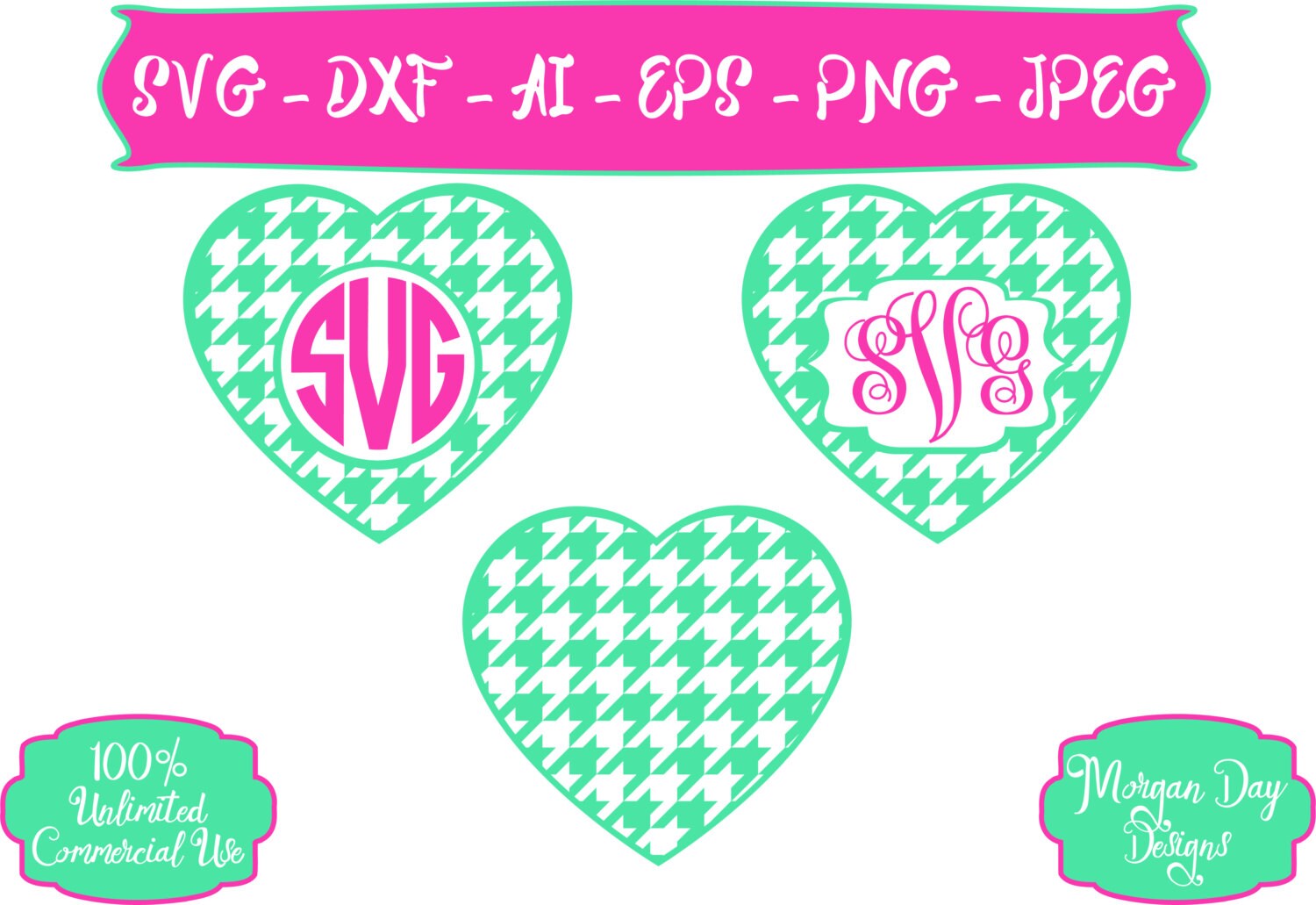 Download Valentine Monogram SVG Heart SVG Valentine SVG Monogram