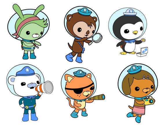 Download Octonauts Crew and GUPS - Disney Junior - svg files from ...