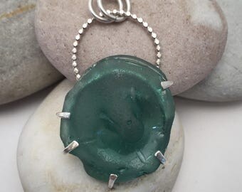 Sea Glass Jewelry, Sea Glass Necklace, Sea Glass Pendant, Seaglass Jewelry, Seaglass Necklace, Seaglass Pendant