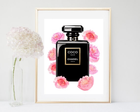 Chanel Art Print Coco Chanel Print Printable by inthepinkprints