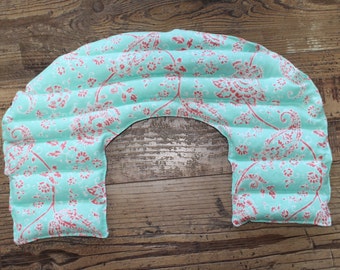 Neck and Shoulders Heating Pad. Microwavable. Flannel Heat Pack. Ice Pack. Get Well Set. Christmas Gift