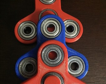 Custom Tri-Spinner Fidget Toy EDC HAND SPINNER! Next day shipping!