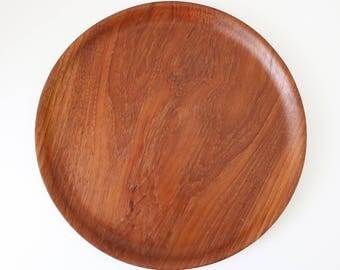 mid century Swedish teak serving tray or platter vintage made by Ary
