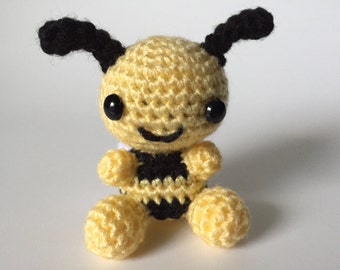 crochet bumble bee stuffed animal