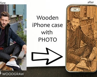 Personalised iPhone Case iphone 6 case wood Ph Personalized Phone Case Custom design Individual design Personal design Monogram iPhone