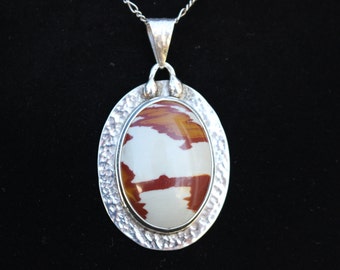 Owyhee Jasper Pendant in Sterling Silver